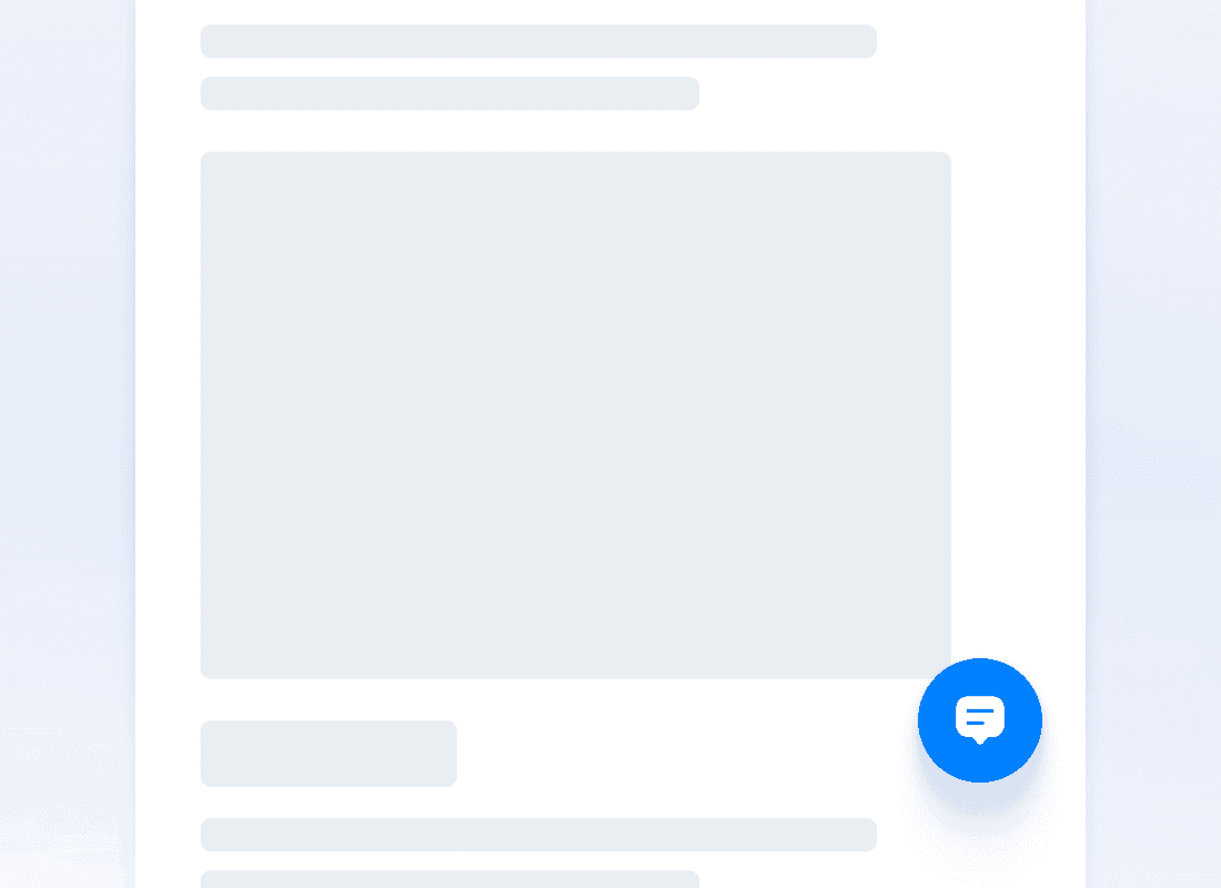 Chat Style Pop Up