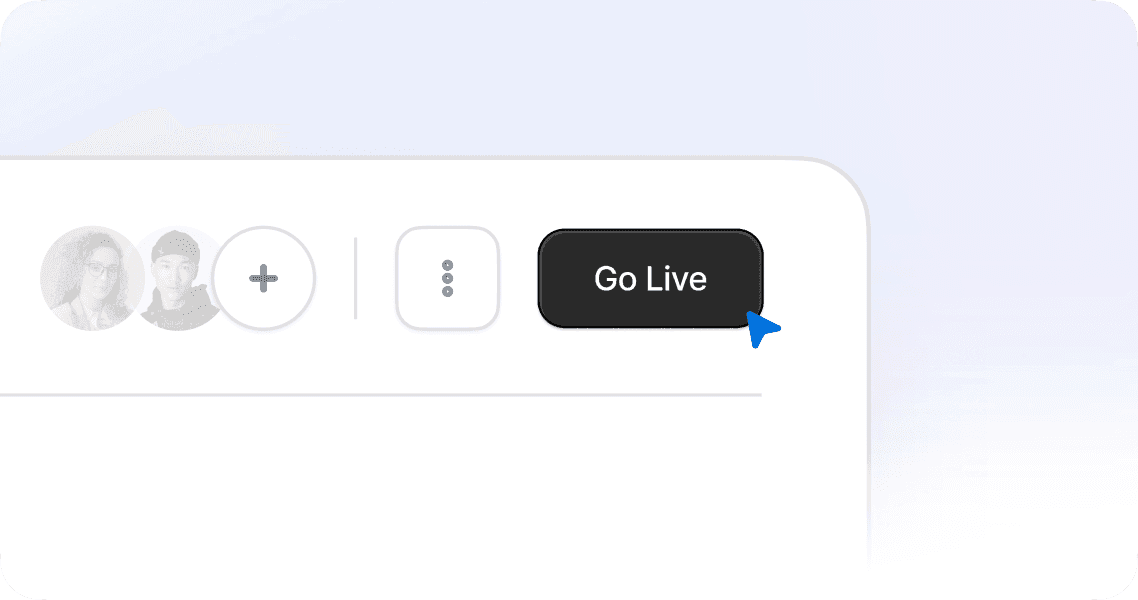 Just Click 1 Button To Go Live