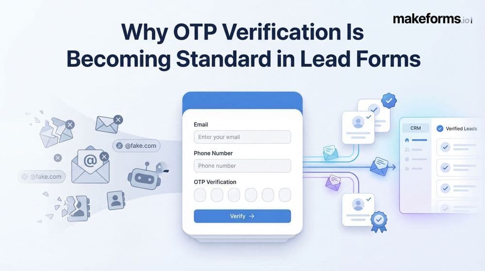 Why OTP Verification Is Becoming Standard in Lead Forms